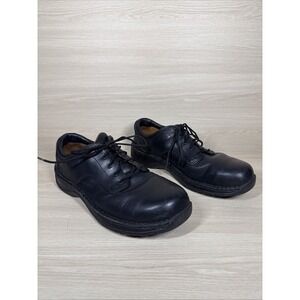 Red Wing 6703 Mens Sz 11.5 Black Leather Oxfords Durable Safety Shoes Steel Toe